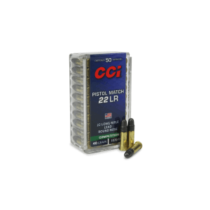 CCI Pistol Match 22 LR 40 Grain LRN (Box)