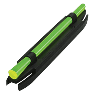 HiViz S-Series Magnetic Front Sight Green Fiber Optic Black