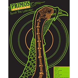 Primos 6042 VisiShot Turkey Hanging Paper Shotgun MultiColor Impact Enhancement Yes Yes 10 Pack