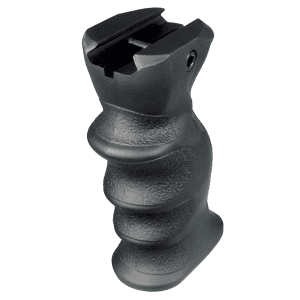 UTG Black Polymer Combat Foregrip with Battery Storage