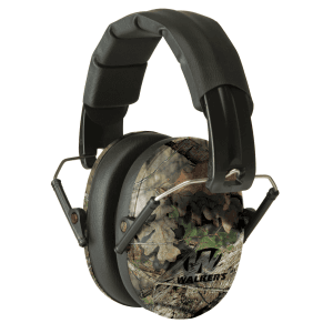 Walkers Game Ear Low Profile Folding Ear Muffs (Camo)