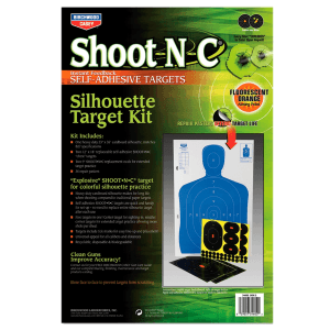 Birchwood Casey Shoot-N-C 12x18 Silhouette Targets Kit (Multi-Color)