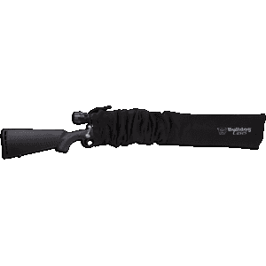 Bulldog Black Knit Moisture Resistant Scoped Rifle Gun Case BD152