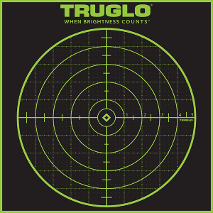 TRUGLO Tru-see Splatter 100 Yard Sight In Paper Targets  12 Pack (Black/Green)