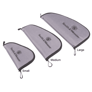M&P Accessories Smooth Nylon Foam-Padded Black/Gray Handgun Gun Case 110019