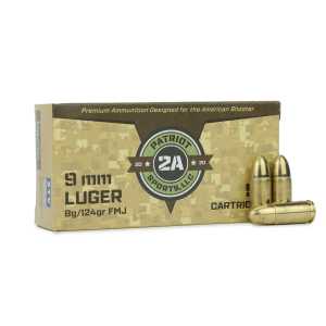 Patriot Sports LLC 9mm 124 Gr FMJ (Box)