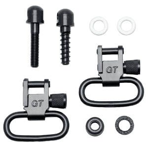 GrovTec US Black Steel Sling Swivels for Crosman 1400