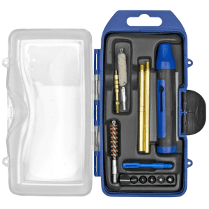 DAC Techs  Pistol Cleaning Kit 22 Cal Black Blue