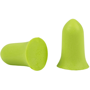 Allen Lime Green Foam Earplugs 32 dB NRR 50 Pairs