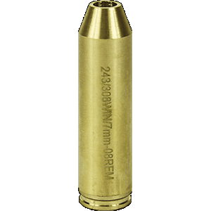 Aim Sports 243/308/7mm-08 Rem Red Laser Bore Sighter Cartridge (Brass)