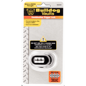 Bulldog Combination Trigger Lock Black Metal Gun Lock