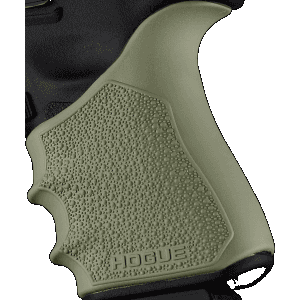 Hogue Rubber Beavertail Grip Sleeve for Glock 19 Gen 3-4 OD Green
