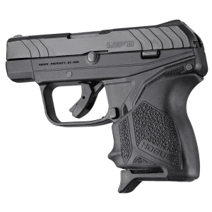 Hogue 18120 HandAll Beavertail Grip Sleeve made of Rubber with Textured Black Finish for Ruger LCP II