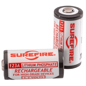 SureFire Rechargeable Batteries 3.2V 450mAh WhiteBlack