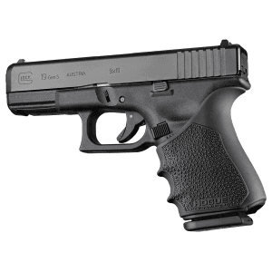 Hogue 17050 HandAll Beavertail Grip Sleeve Textured Black Rubber For Glock 19 23 32 38 Gen125
