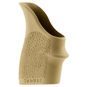 Hogue 18203 HandAll Beavertail Grip Sleeve Textured Flat Dark Earth Rubber For Glock 42 43