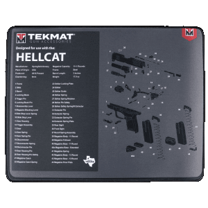 TekMat TEKR20HELLCAT Hellcat Ultra 20 Cleaning Mat Springfield Hellcat Parts Diagram 15 x 20