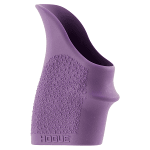 Hogue 18406 HandAll Beavertail Grip Sleeve Textured Purple Rubber For Glock 26 SW MP Shield Ruger LC9