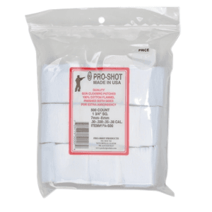 ProShot Cleaning Patches 1.75 Inch Cotton Flannel 500 Pack