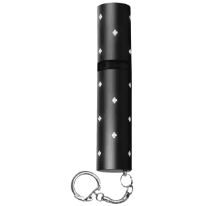 Skyline Stun Gun Lipstick 100 Lumen Flashlight Black