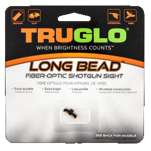 Truglo Long Bead Fiber Optic Red Shotgun Sight