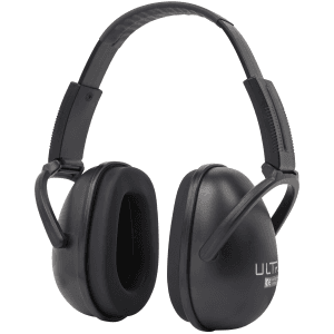 Allen Ultrax Sound Blocker 23 dB Over-the-Head Earmuff Black