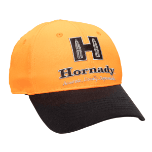 Outdoor Cap Snapback Hornady Hat  Adjustable (Blaze Orange/Black)