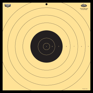 Birchwood Casey 35186 Dirty Bird 17.25 Bullseye Tagboard Hanging 100 yds Rifle BlackWhite 5 Pack