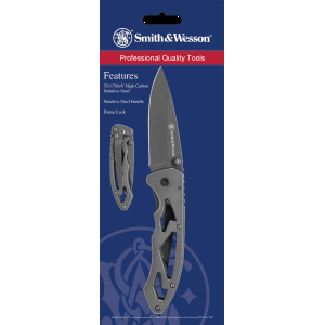 Smith & Wesson Knives Skeletonized 2.20 Folding Drop Point Knife CK400CP