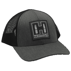 Hornady Mesh Snapback Logo Trucker Hat  Adjustable (Black/Gray)