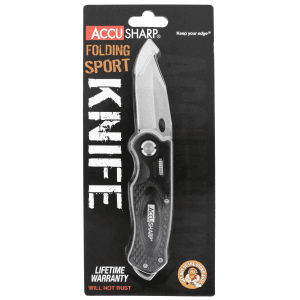 AccuSharp 703C Sport 3 Folding Stainless Steel Knife 703C