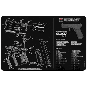 TekMat TEKR20For GlockG5 For Glock Gen 5 Ultra 20 Cleaning Mat For Glock Gen5 Parts Diagram 15 x 20