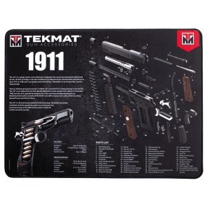 TekMat TEKR2019113D 1911 3D Ultra 20 Cleaning Mat 1911 Parts Diagram 15 x 20