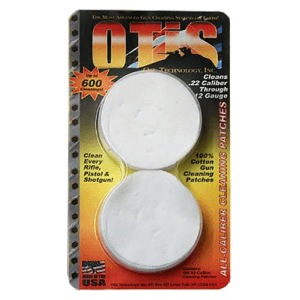 Otis FG919100 All Caliber Cleaning Patches MultiCaliber 3 Cotton 100 Per Pkg