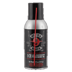 Hoppes HBL4A Black Precision Oil Lubricates and Protects Against Corrosion 4 oz. Aerosol Can with Extension Tube