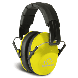Walkers Game Ear Low Profile Folding Ear Muffs (Yellow)