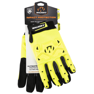 Walkers Hi-Viz Impact Resistant Gloves - Small