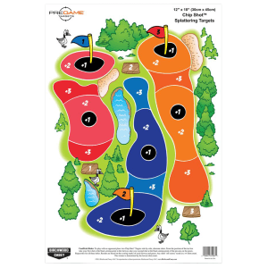 Birchwood Casey Pregame 12x18 Chip Shot Splattering Targets  8 Pack (Multi-Color)