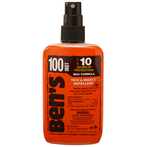 Bens 100 MAX Insect Repellent Spray 3.4oz TSA Travel Size