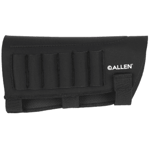 Allen Neoprene Buttstock Shell Holder Black Velcro Mount