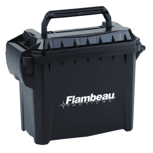 Flambeau Mini Ammo Can for 45 ACP/9mm Black Polymer