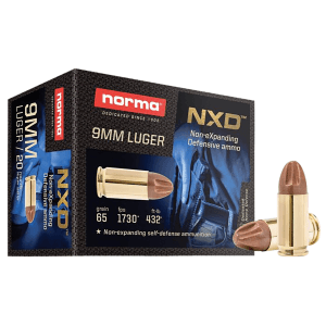 Norma Self Defense 9mm 65 Gr Copper Projectile (Box)