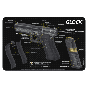 TekMat TEKR17For GlockCA For Glock 3D Cutaway Cleaning Mat 11 x 17
