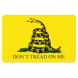 TekMat TEKR17GADSDEN Gadsden Flag Cleaning Mat Dont Tread On Me 11 x 17