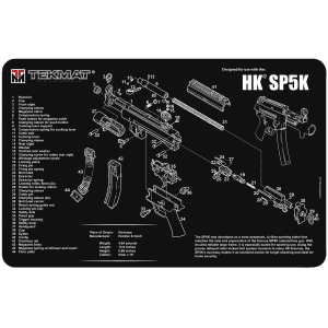 TekMat HK SP5K Black White Rubber Cleaning Mat