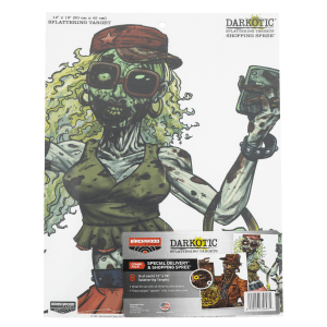 Birchwood Casey Darkotic Zombie Combo Pack Paper Targets  8 Pack (Multi-Color)
