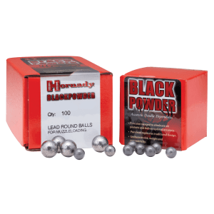 Hornady 36 Cal .375 Lead Round Balls 100/Box