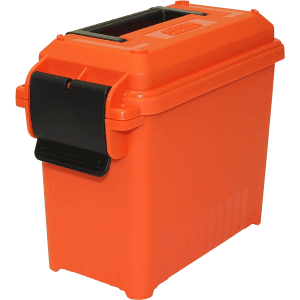 MTM Ammo Can Tall 30Cal Orange Polypropylene