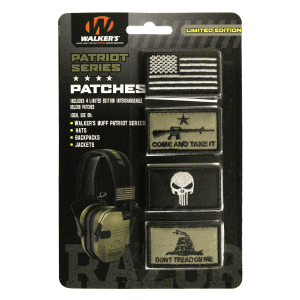 Walkers Patriot Muff Patch Kit American Flag Velcro