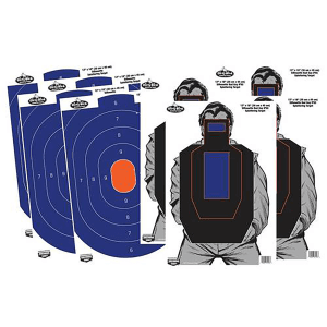Birchwood Casey Dirty Bird Combo Silhouette Paper Targets 12x18  8 Pack (Multi-Color)